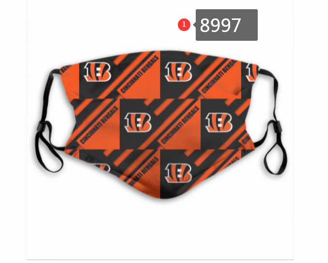 2020 NFL Cincinnati Bengals #1 Dust mask with filter